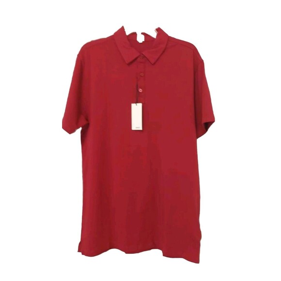 Swet Tailor Mens Claret Red All In Polo Shirt Golf Athletic Casual NWT Sz XL - Picture 1 of 6